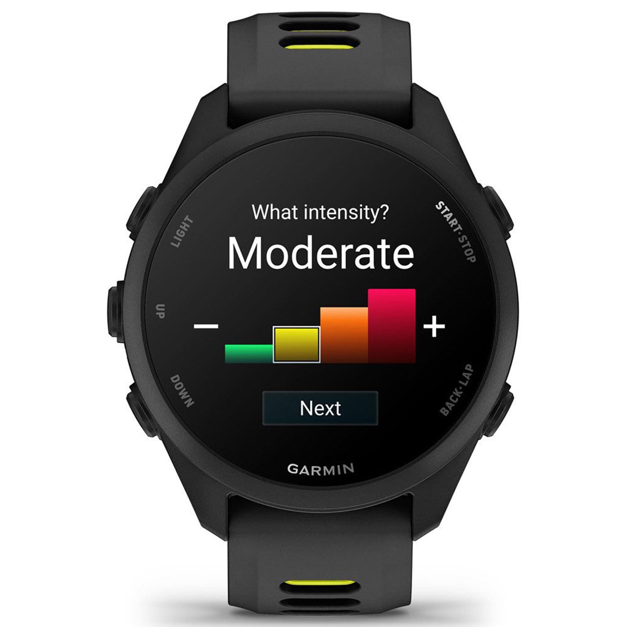 Garmin Forerunner 170 Smartwatch 42mm Black Case with Black and