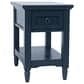 Waltham Westport Leg Chairside Table in Navy, , large
