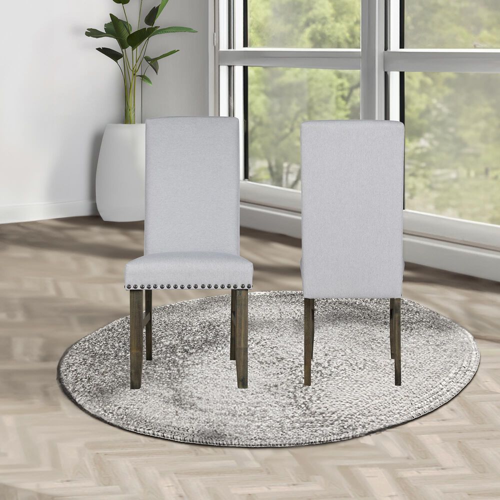 New Classic Julius 6 Piece Dining Set in Walnut Brown, , large