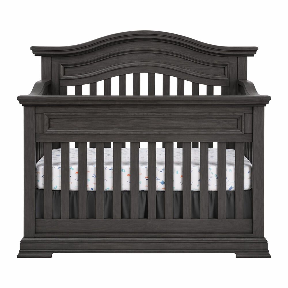 Oxford Baby Glenbrook 4-in-1 Convertible Crib in Graphite Gray, , large
