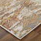 Feizy Aura 6"7" x 9"6" Gold and Ivory Area Rug, , large