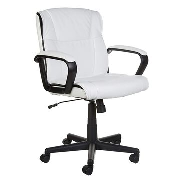 Global Seating Mid Back Executive Chair in White, , large