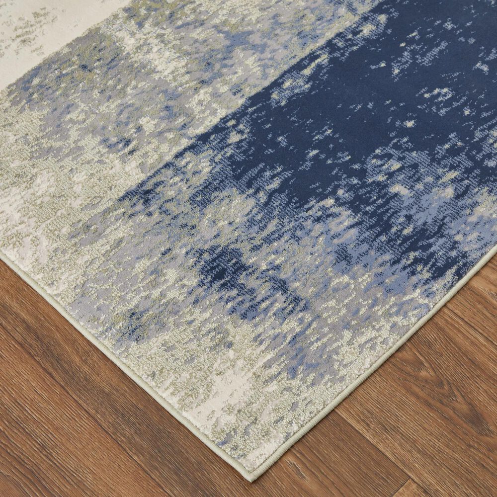 Feizy Clio 7&#39;9&quot; x 10&#39; Blue and Green Area Rug, , large