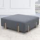 Kuka (Hk) Trade Co Lmt Motion Cocktail Ottoman in Marin Denim, , large