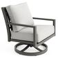 Slate and Company Casselberry Swivel Lounge Chair in Lifeguard Dove, , large