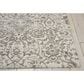 Nourison Damask DAS06 5" x 7" Ivory Area Rug, , large