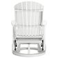 Ashley Hyland Wave Swivel Glider Chair in White, , large