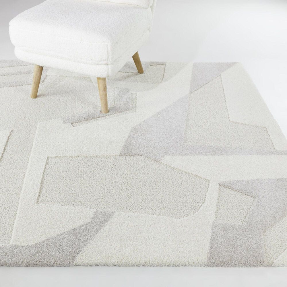 Balta Rugs Jeremy 5&#39;3&quot; x 7&#39; Cream Area Rug, , large