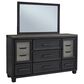 Millenium Foyland 5-Piece Queen Bedroom Set in Black and Brown, , large