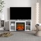 HOMLUX 47" Fireplace TV Stand in White, , large