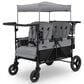 Delta Jeep Wrangler Deluxe 4-Seater Stroller Wagon in Grey Shadow, , large