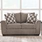 Ashley Loreo Stationary Loveseat in Truffle, , large