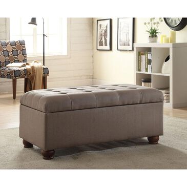 Kinfine Tuft Storage Bench in Grey, , large