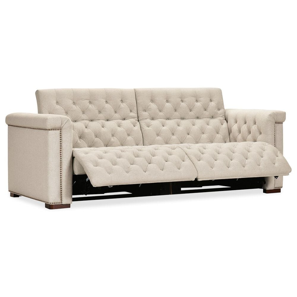 Hooker Furniture Savion Deux Power Reclining Sofa with Power Headrests in Aries Beach, , large