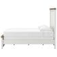 Ashley Savonport King Panel Bed in White and Brown, , large