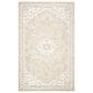 Safavieh Micro-Loop MLP505F 5" x 8" Light Grey and Ivory Area Rug, , large
