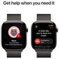 Apple Watch Series 10 GPS + Cellular 46mm Slate Titanium Case with Slate Milanese Loop - S/M, , large