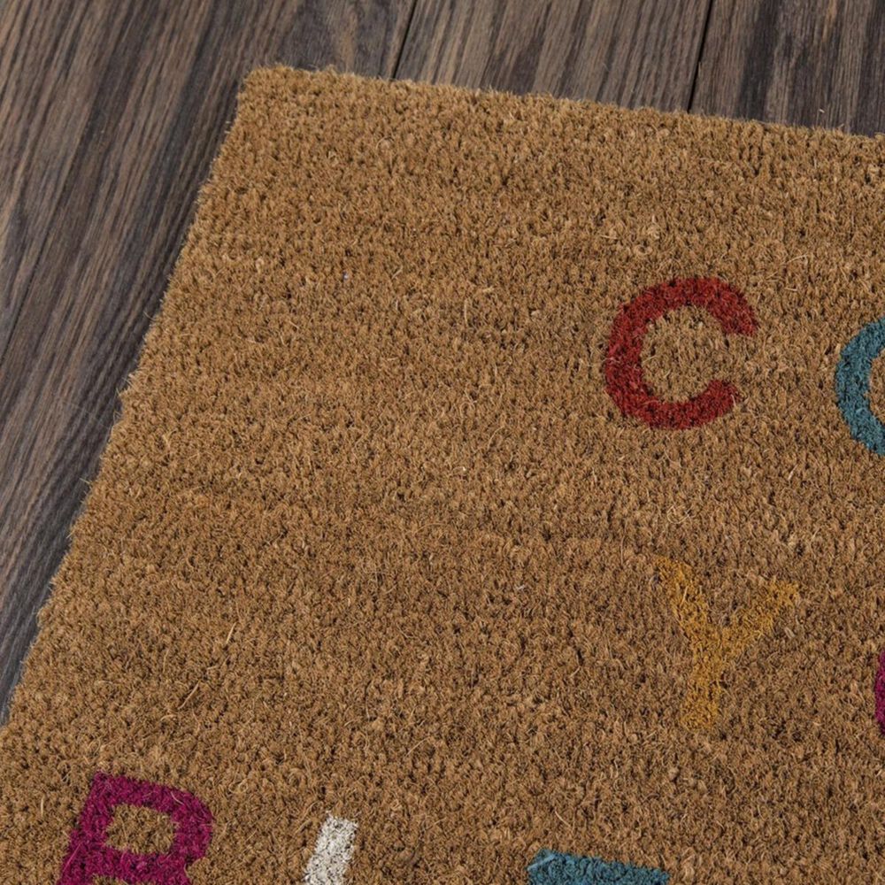 Novogratz Aloha Count ALO-5 1&#39;6&quot; x 2&#39;6&quot; Multicolor Door Mat, , large