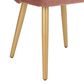 Safavieh Giani Dining Chair in Dusty Rose and Gold (Set of 2), , large