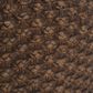 Hearth and Haven Outdoor Faux Rattan Side Table with Basket Weave Pattern in Brown, , large