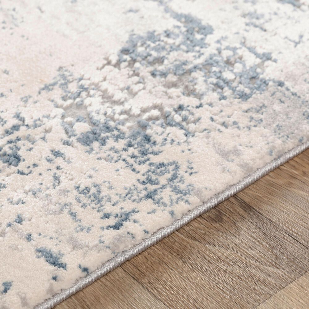 Surya Alpine ALP-2311 7&#39;10&quot; x 10&#39;2&quot; Blue, Charcoal, Medium Gray, Gray and Off-White Area Rug, , large