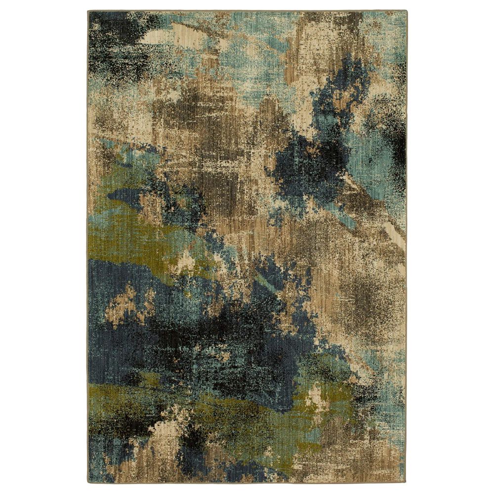 Karastan Elements Suffuse 91435-10038 9"6" x 12"11" Multicolor Area Rug, , large
