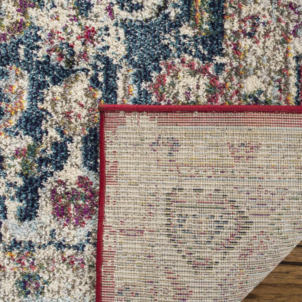 Safavieh Monaco MNC257A 2&#39;2&quot; x 8&#39; Ivory and Red Runner, , large