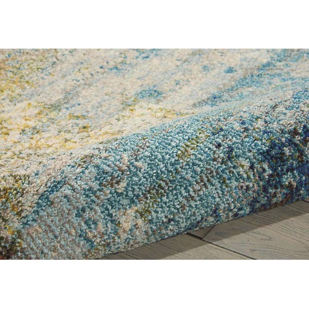 Nourison Celestial CES02 5&#39;3&quot; x 7&#39;3&quot; Sealife Area Rug, , large