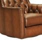 Hydeline Cody Leather Swivel Chair in Denton Saddle, , large