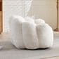Hearth and Haven Lotus Bean Bag Chair with Pull Ring in White, , large