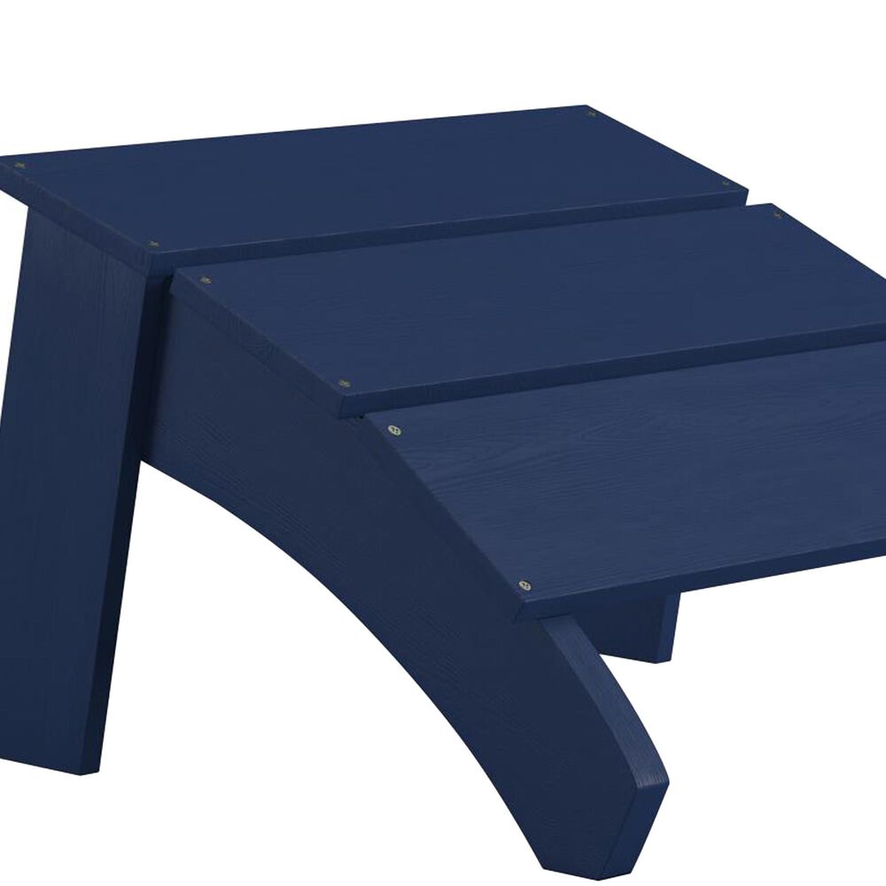 Flash Furniture Sawyer Adirondack Chair in Navy Blue, , large