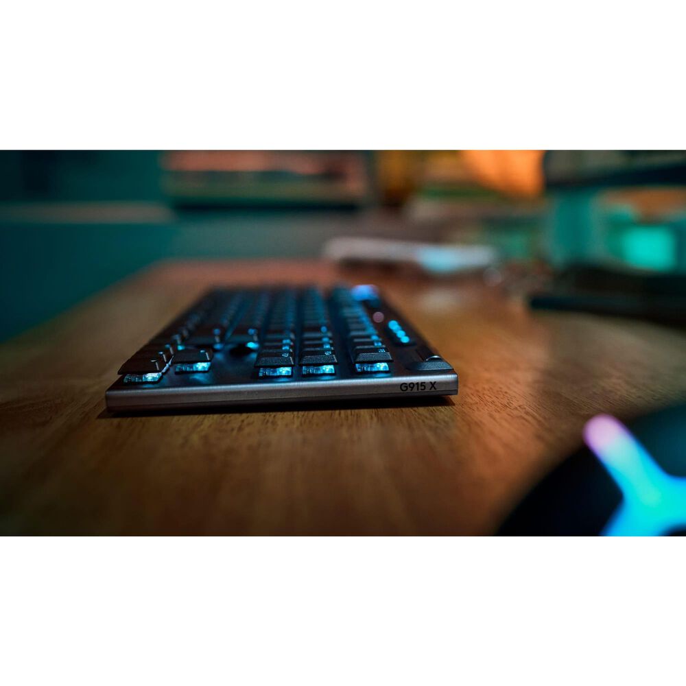 Logitech G915 X Lightspeed TKL Tactile Wireless Gaming Keyboard in Black, , large