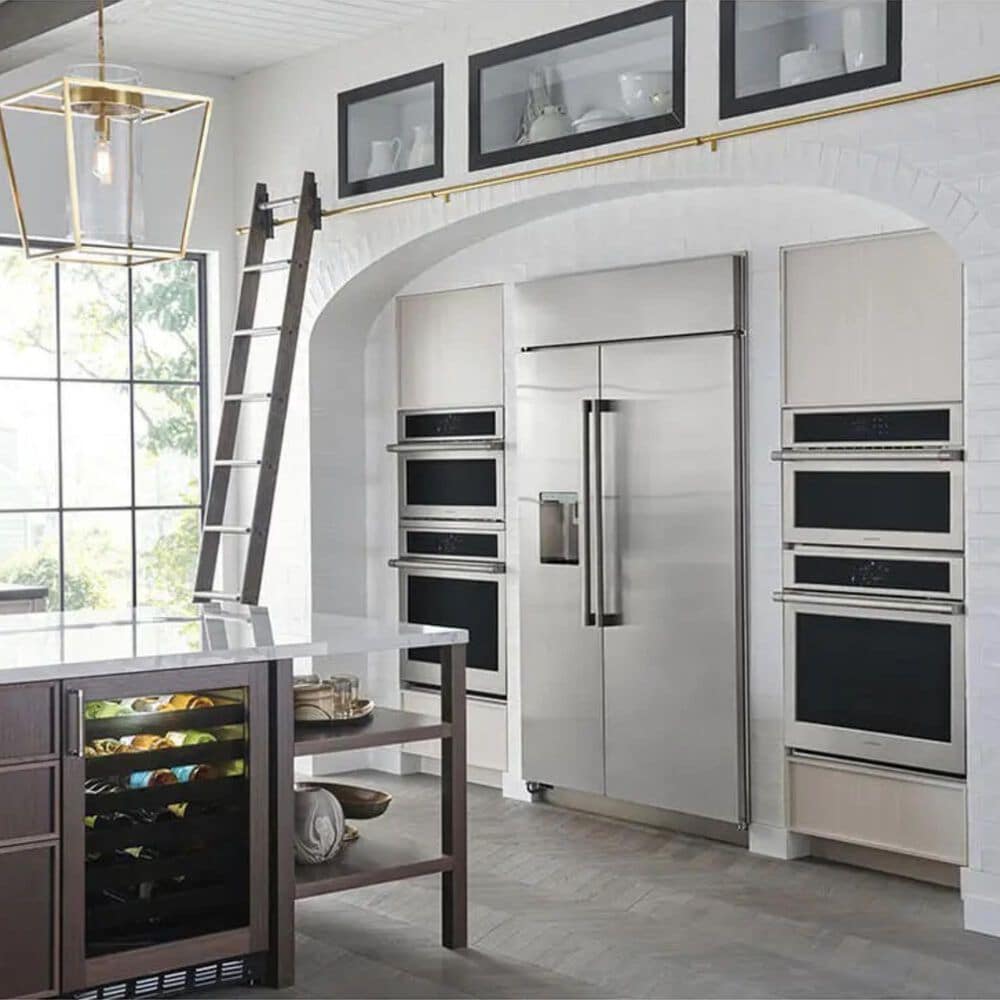 Monogram 48&quot; Smart Built-In Side by Side Refrigerator in Stainless Steel &#40;Handles Sold Separately&#41;, , large