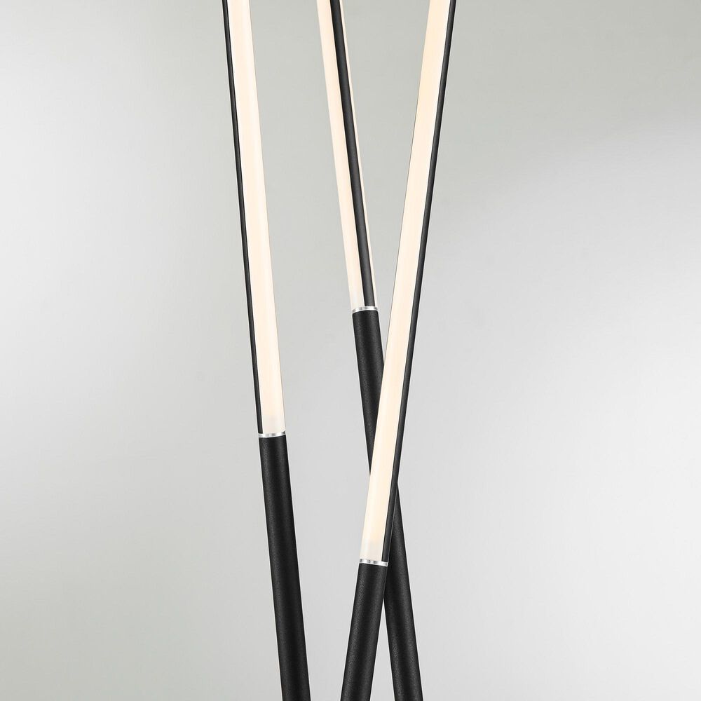 Lite Source Lorant 3-Light LED Floor Lamp in Black, , large