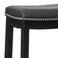 Linon Home Decor Claridge Bar Stool in Black, , large