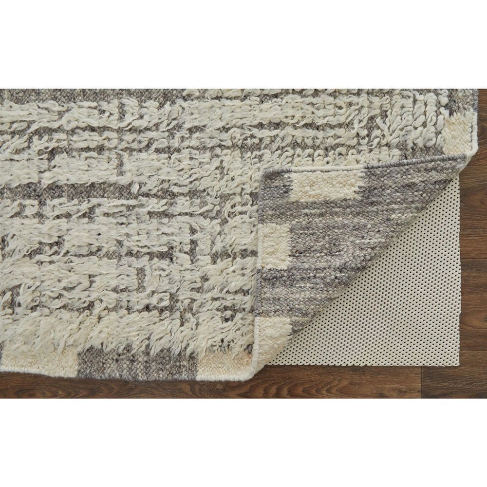 Feizy Ashby 8906F 2&#39; x 3&#39; Ivory and Gray Area Rug, , large
