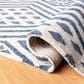 Safavieh Micro-Loop MLP611M 2"3" x 7" Blue and Ivory Runner, , large