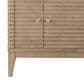James Martin Vanities Linear 72" Double Bathroom Vanity in Whitewashed Walnut with 10 cm Glossy White Solid Surface Top and Rectangular Sinks, , large