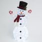 The Gerson Company 41.5"H UL Electric Lighted Outdoor Holiday Snowman in White, , large
