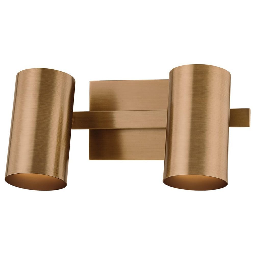 Troy Lighting Rueben 2-Light Bath Vanity in Patina Brass, , large