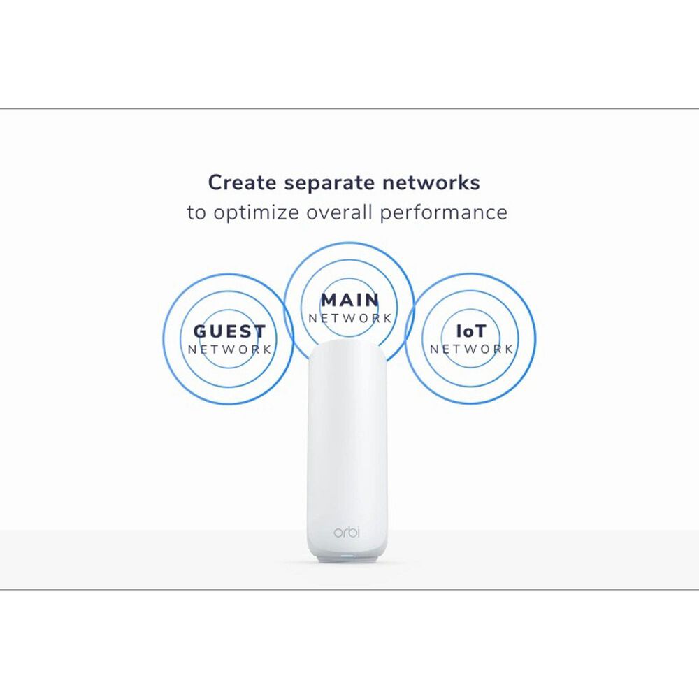 NETGEAR Orbi 370 Dual-Band Wi-Fi 7 Mesh Router in White &#40;2-Pack&#41;, , large