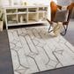 Surya Eloquent 10" x 14" Light Gray, Oatmeal, Medium Brown, Dark Brown and Black Area Rug, , large