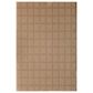 Central Oriental Santorini Regular Plaid 5"3" x 7"7" Natural and Earth Area Rug, , large