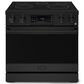 Thor Kitchen Gordon Ramsay 6 Cu. Ft. 36" Professional Electric Range with Handle Kit in Black, , large
