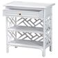 Baxton Studio Tiaret 1-Drawer Nightstand in White, , large