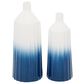 Novogratz 16" Coastal Vase in Royal Blue and White (Set of 2), , large