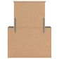 Ashley Frandern 4-Piece Full Bookcase Bedroom Set in Rustic Warm Gray, , large