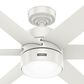 Hunter Solaria 72" Outdoor Ceiling Fan with LED Light in Fresh White, , large
