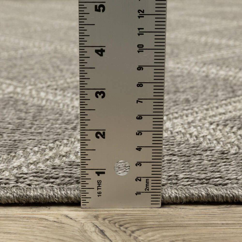 Oriental Weavers Caicos CA02N 5&#39;3&quot; x 7&#39;3&quot; Grey Area Rug, , large