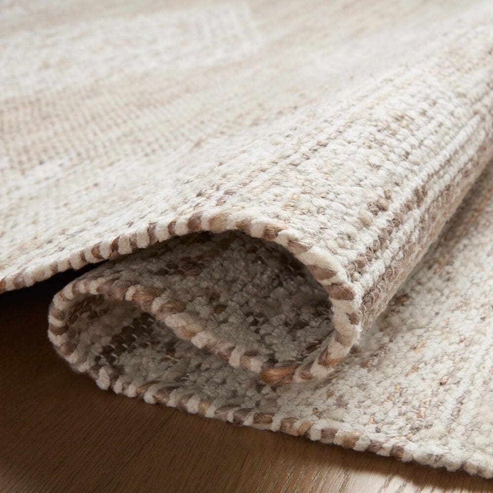 Angela Rose Rivers 2&#39;3&quot; x 3&#39;9&quot; Lilac and Ivory Area Rug, , large